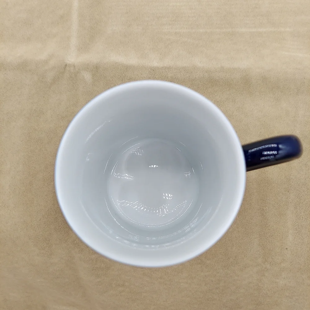 German Fairytale Coffee Tea Mug Collectors Gold Dark Blue Catching Stars Sky